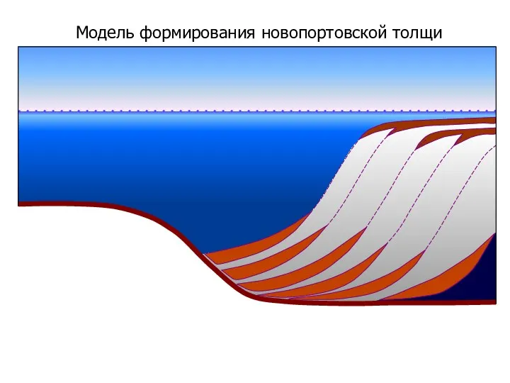 Модель формирования новопортовской толщи