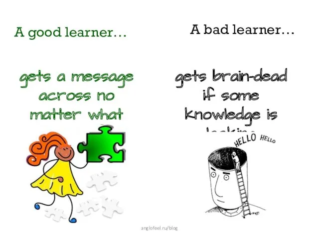 A good learner… gets a message across no matter what