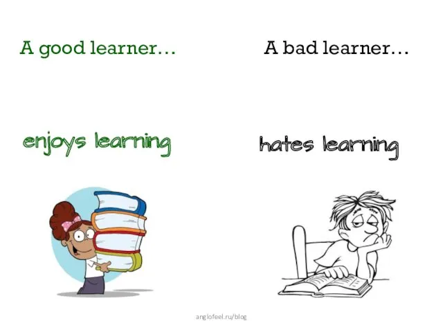 A good learner… enjoys learning A bad learner… hates learning anglofeel.ru/blog