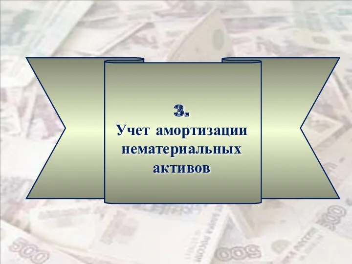 3. Учет амортизации нематериальных активов