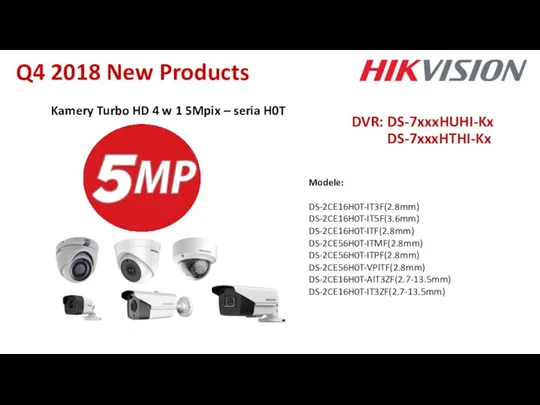 Kamery Turbo HD 4 w 1 5Mpix – seria H0T