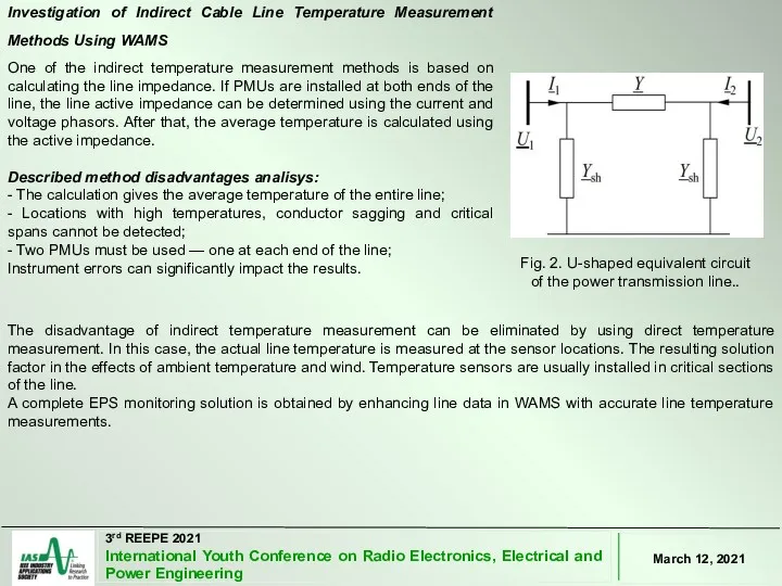 3rd REEPE 2021 International Youth Conference on Radio Electronics, Electrical