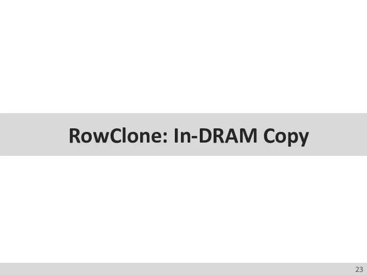 RowClone: In-DRAM Copy