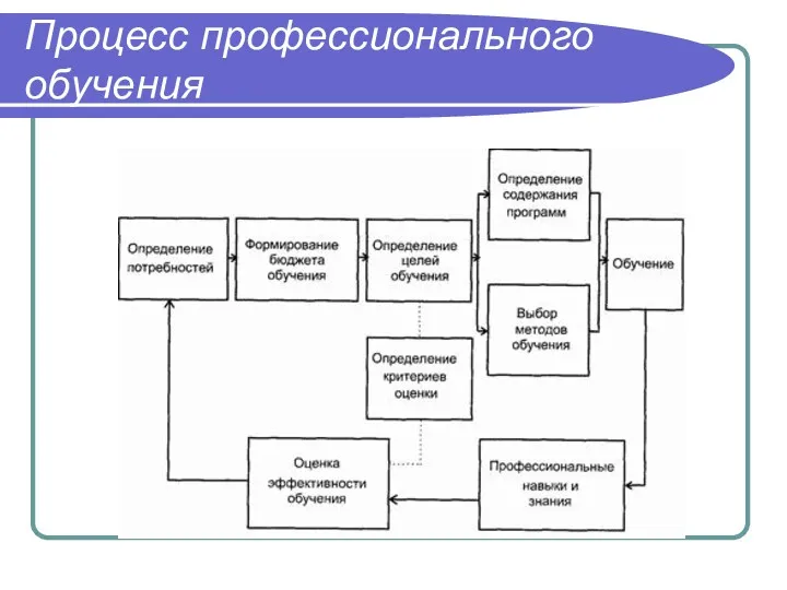 Процесс профессионального обучения