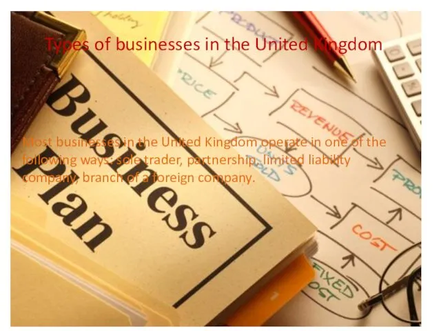 Types of businesses in the United Kingdom