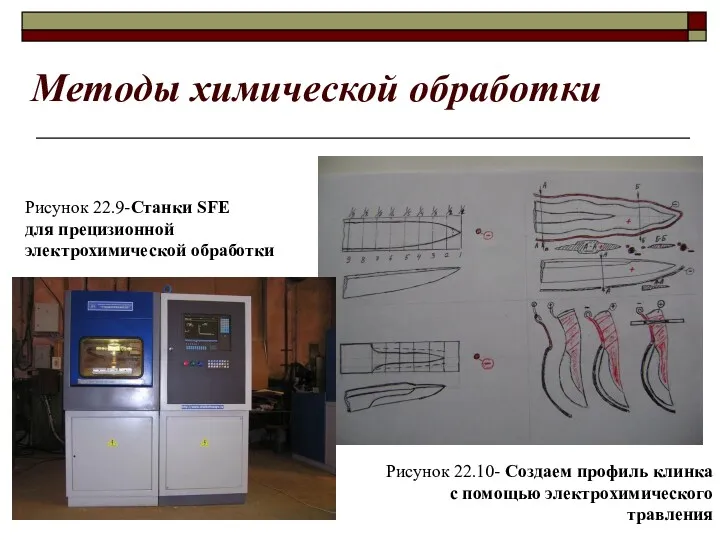 Рисунок 22.9-Станки SFE для прецизионной электрохимической обработки Рисунок 22.10- Создаем