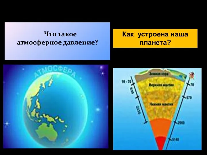 Что такое атмосферное давление? Как устроена наша планета?