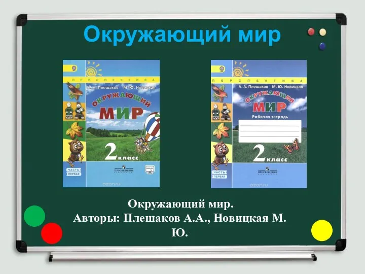 Окружающий мир Окружающий мир. Авторы: Плешаков А.А., Новицкая М.Ю.