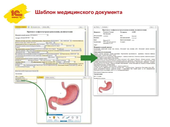 Шаблон медицинского документа