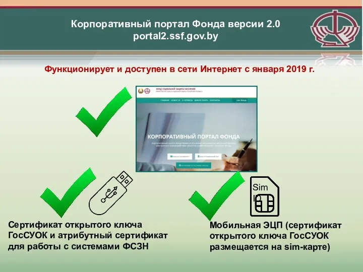 Функционирует и доступен в сети Интернет с января 2019 г.