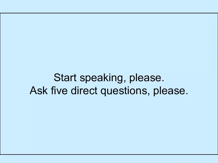 Question 1 1) membership fee Answer Start speaking, please. Ask five direct questions, please.