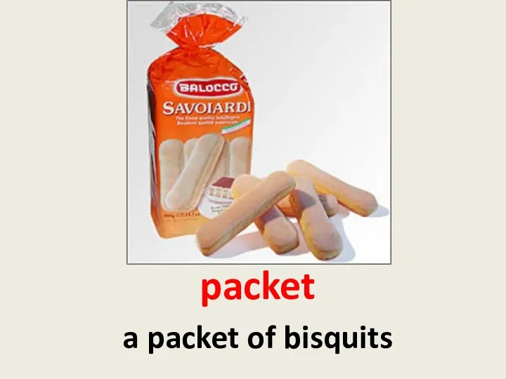 packet a packet of bisquits