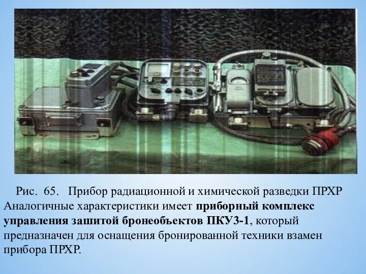 Рис. 65. Прибор радиационной и химической разведки ПРХР Аналогичные характеристики