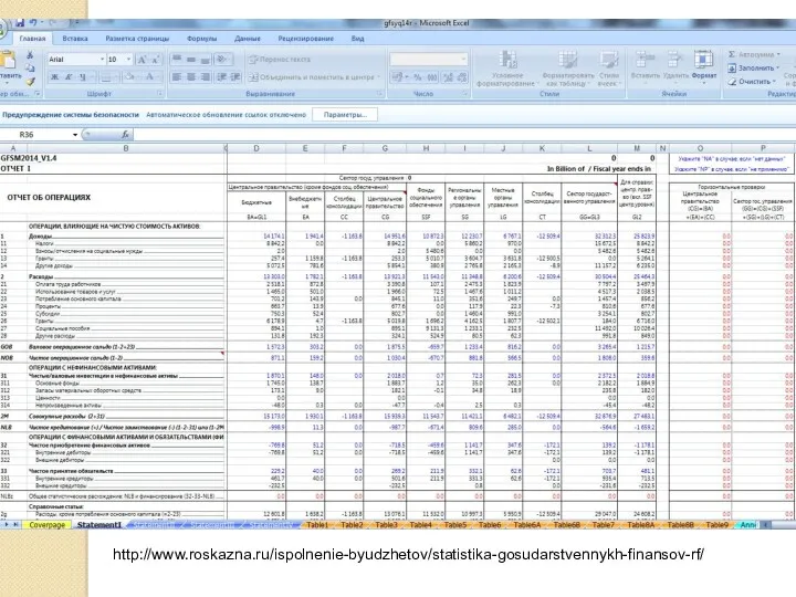 http://www.roskazna.ru/ispolnenie-byudzhetov/statistika-gosudarstvennykh-finansov-rf/