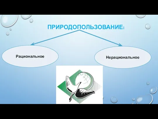 ПРИРОДОПОЛЬЗОВАНИЕ: Рациональное Нерациональное