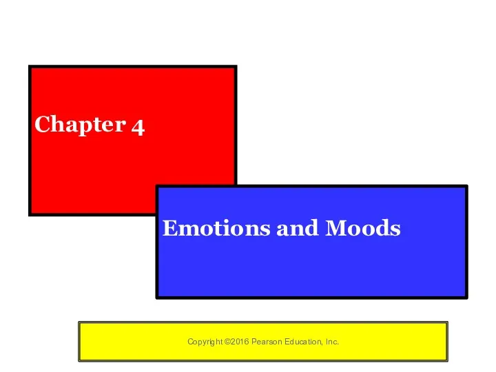 Chapter 4 Emotions and Moods