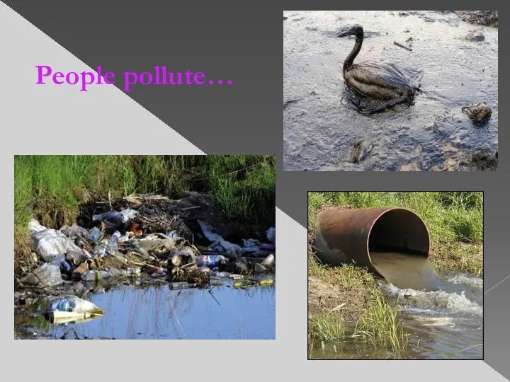 People pollute…