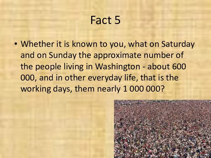 Fact 5 Whether it is known to you, what on