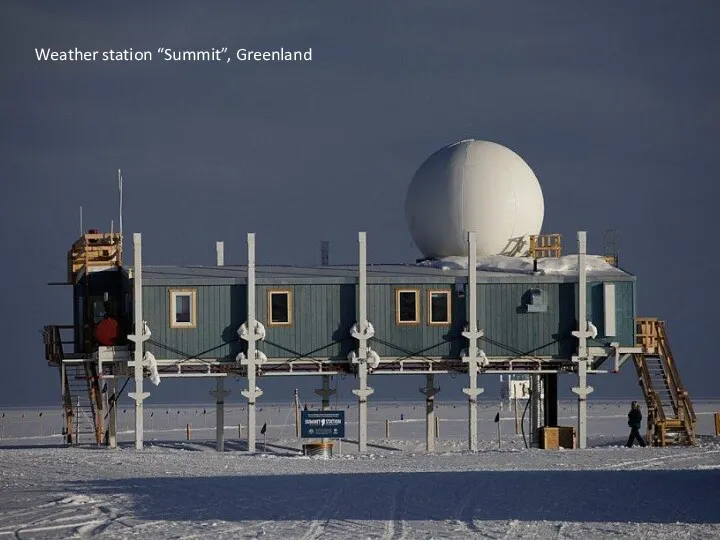 Weather station “Summit”, Greenland