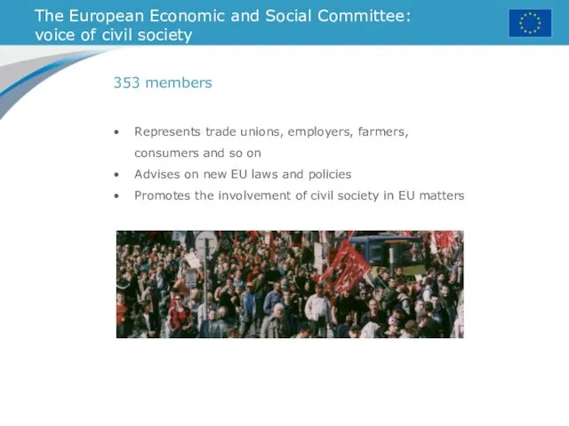 The European Economic and Social Committee: voice of civil society