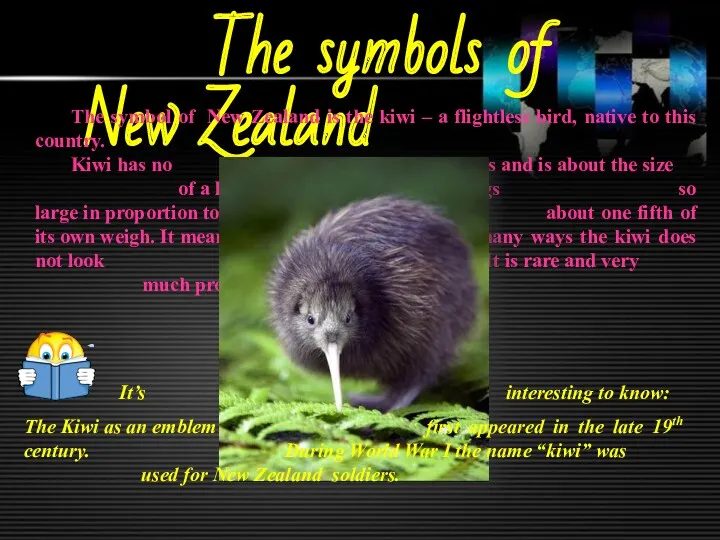 The symbols of New Zealand The symbol of New Zealand