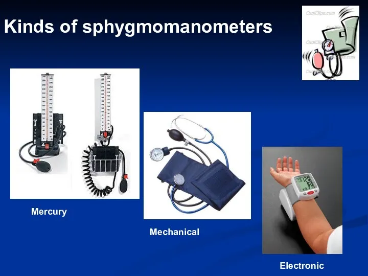 Mercury Mechanical Electronic Kinds of sphygmomanometers