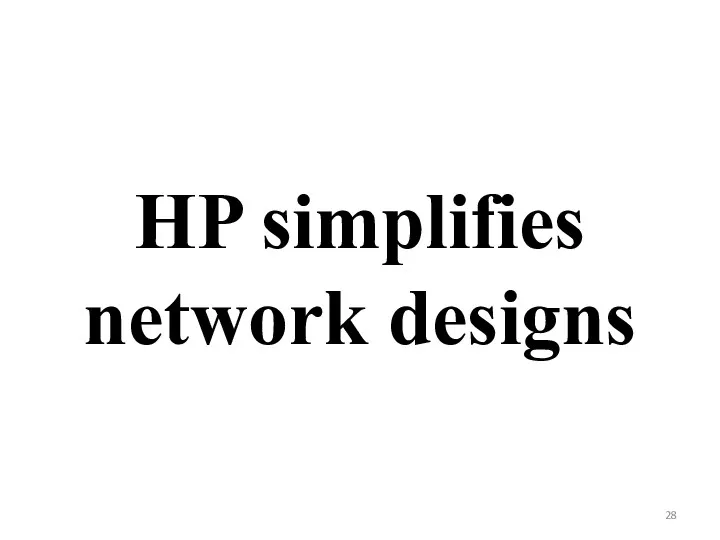 HP simplifies network designs