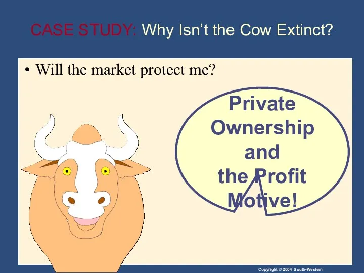 CASE STUDY: Why Isn’t the Cow Extinct? Will the market