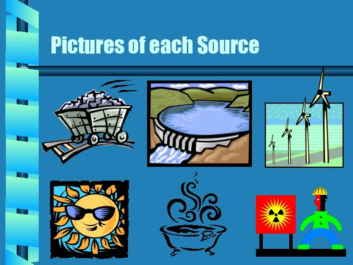 Pictures of each Source