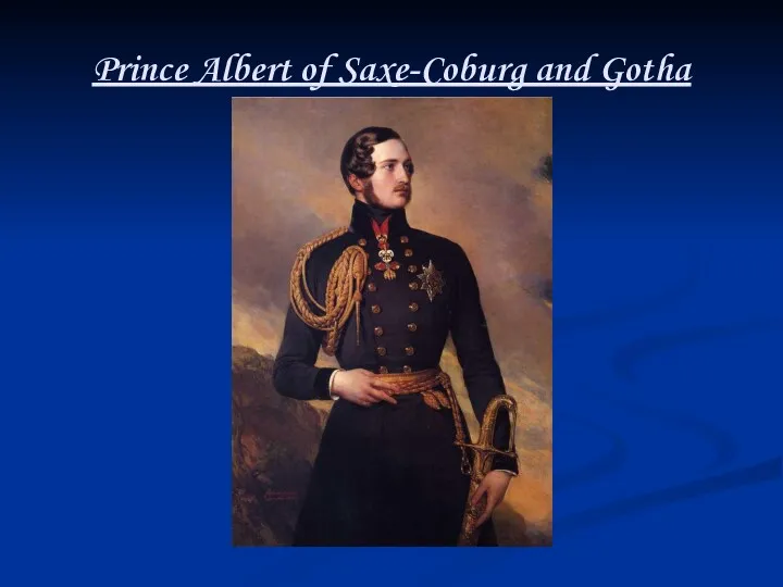 Prince Albert of Saxe-Coburg and Gotha