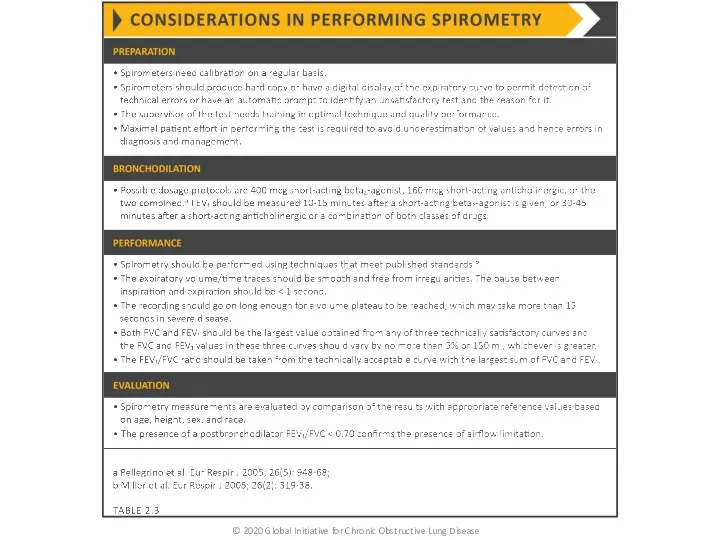 © 2020 Global Initiative for Chronic Obstructive Lung Disease
