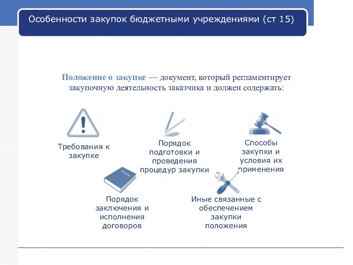 Положение о закупке — документ, который регламентирует закупочную деятельность заказчика