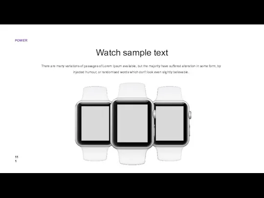Watch sample text There are many variations of passages of