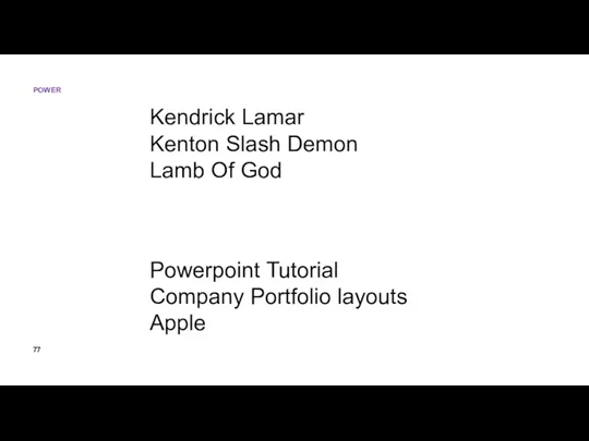 Kendrick Lamar Kenton Slash Demon Lamb Of God Powerpoint Tutorial Company Portfolio layouts