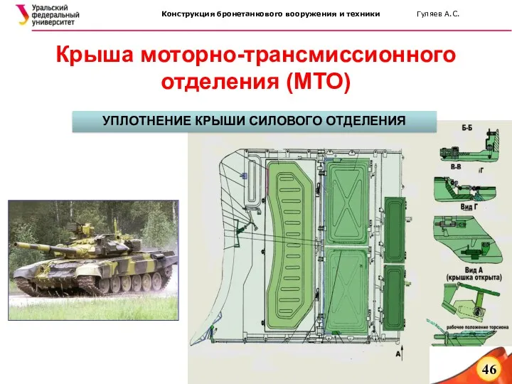 Крыша моторно-трансмиссионного отделения (МТО) УПЛОТНЕНИЕ КРЫШИ СИЛОВОГО ОТДЕЛЕНИЯ