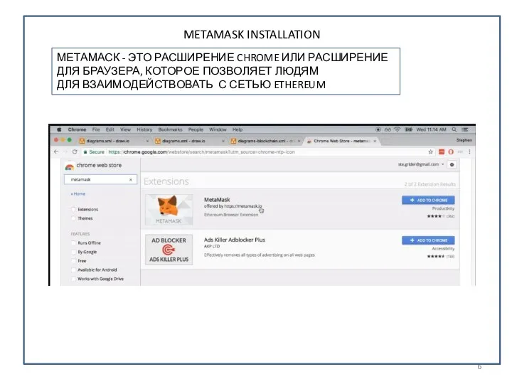 МЕТАМАСК - ЭТО РАСШИРЕНИЕ CHROME ИЛИ РАСШИРЕНИЕ ДЛЯ БРАУЗЕРА, КОТОРОЕ