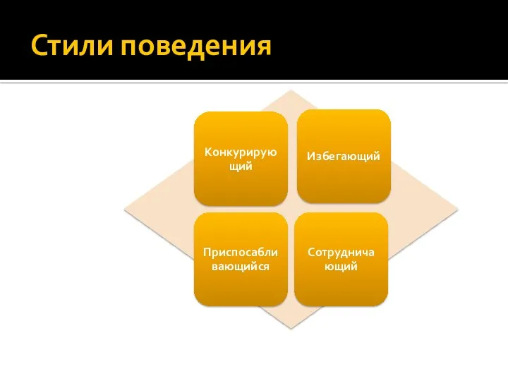 Стили поведения