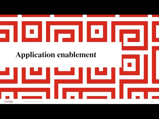 Application enablement