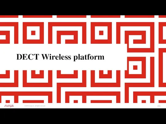 DECT Wireless platform