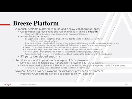 Breeze Platform A robust, scalable platform to build and deploy
