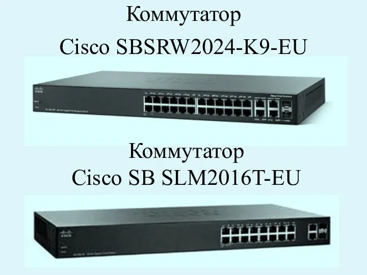 Коммутатор Cisco SBSRW2024-K9-EU Коммутатор Cisco SB SLM2016T-EU