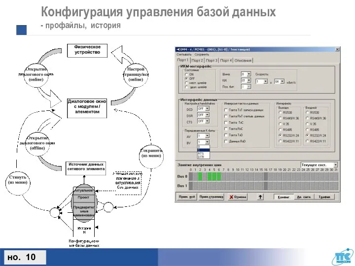 Конфигурация управления базой данных - профайлы, история но. 10