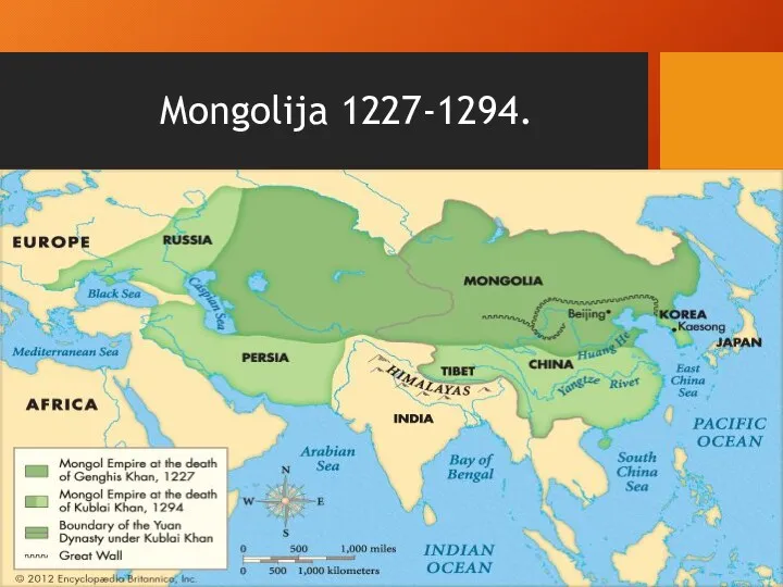 Mongolija 1227-1294.