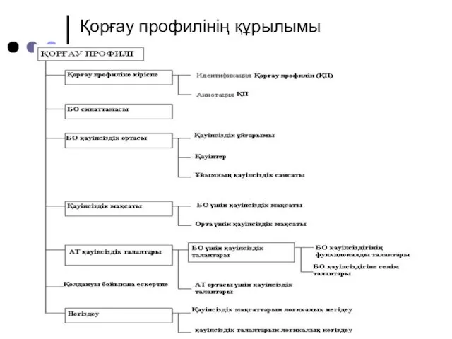 Қорғау профилінің құрылымы