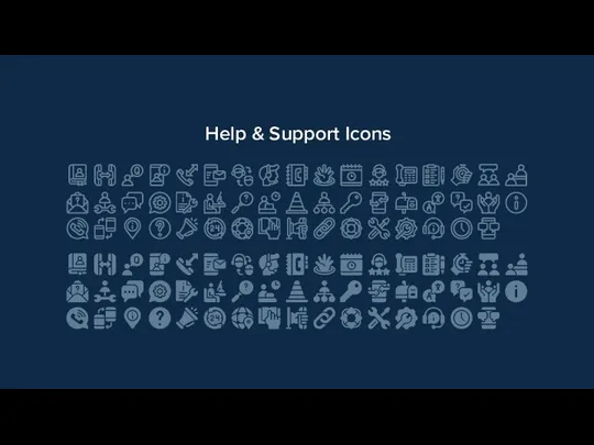 Help & Support Icons