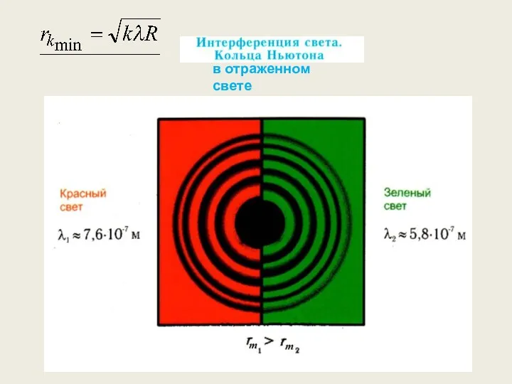 в отраженном свете