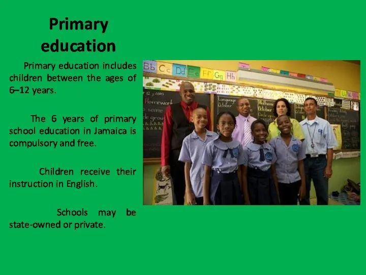 Primary education Primary education includes children between the ages of