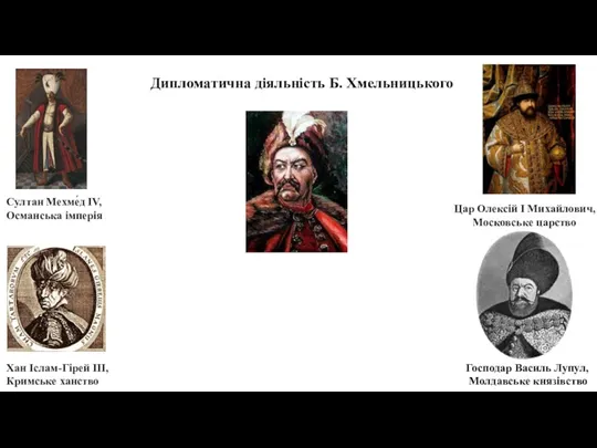 Дипломатична діяльність Б. Хмельницького Султан Мехме́д IV, Османська імперія Хан