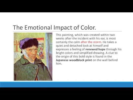 The Emotional Impact of Color. This painting, which was created