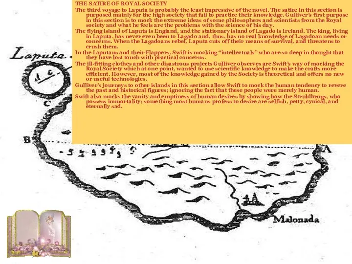 THE SATIRE OF ROYAL SOCIETY The third voyage to Laputa